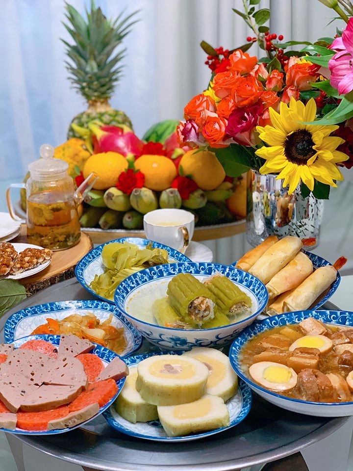 mam com mung 1 tet canh ty mong mot nam am em no du cua cac gia dinh viet