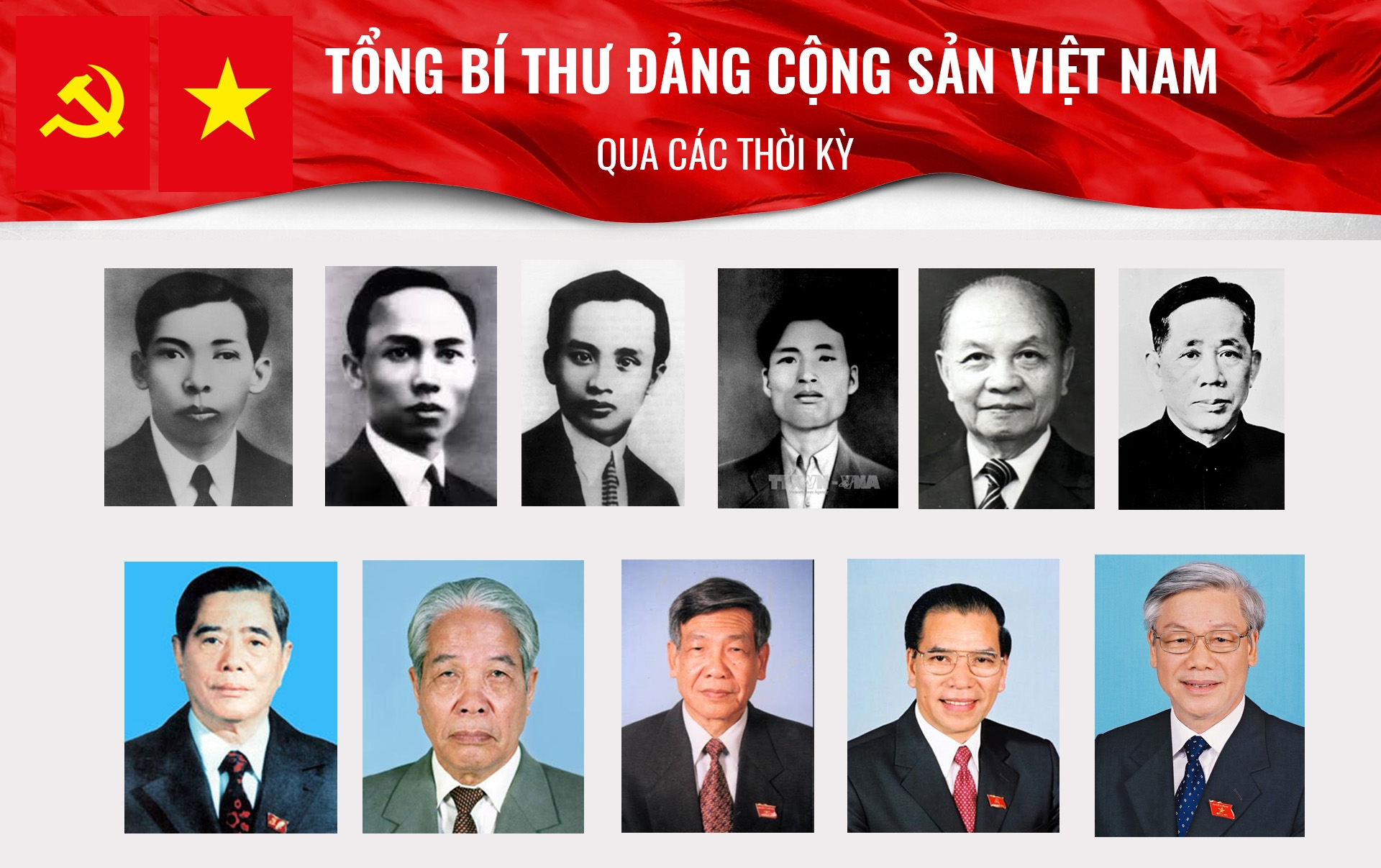 infographic tong bi thu dang cong san viet nam qua cac thoi ky