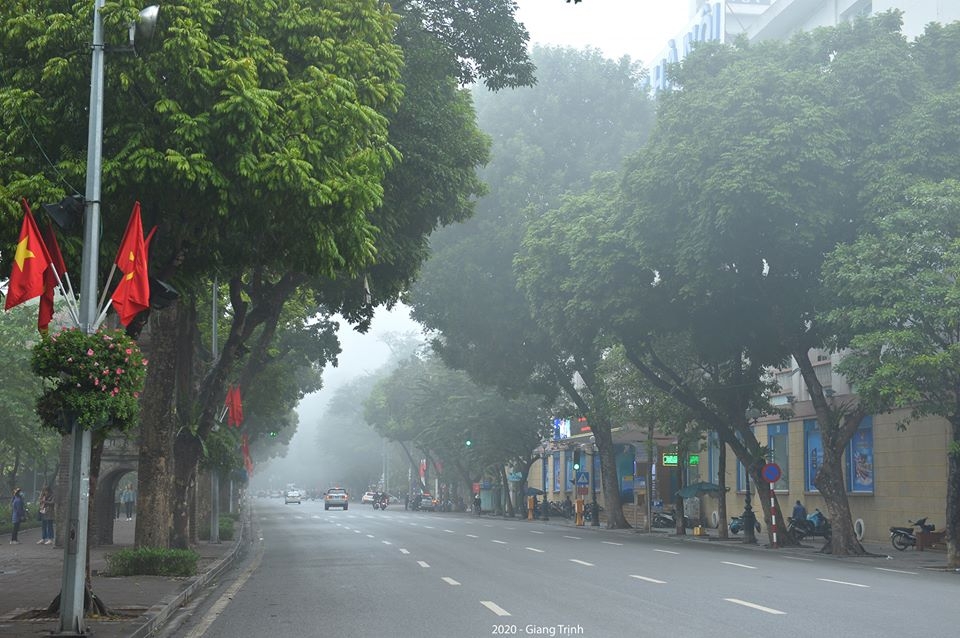 anh ha noi ngay suong mu day dac