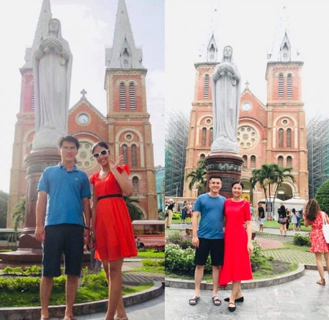 anh tinh tu hiem thay cua hoa hau ngoc han va chong sap cuoi