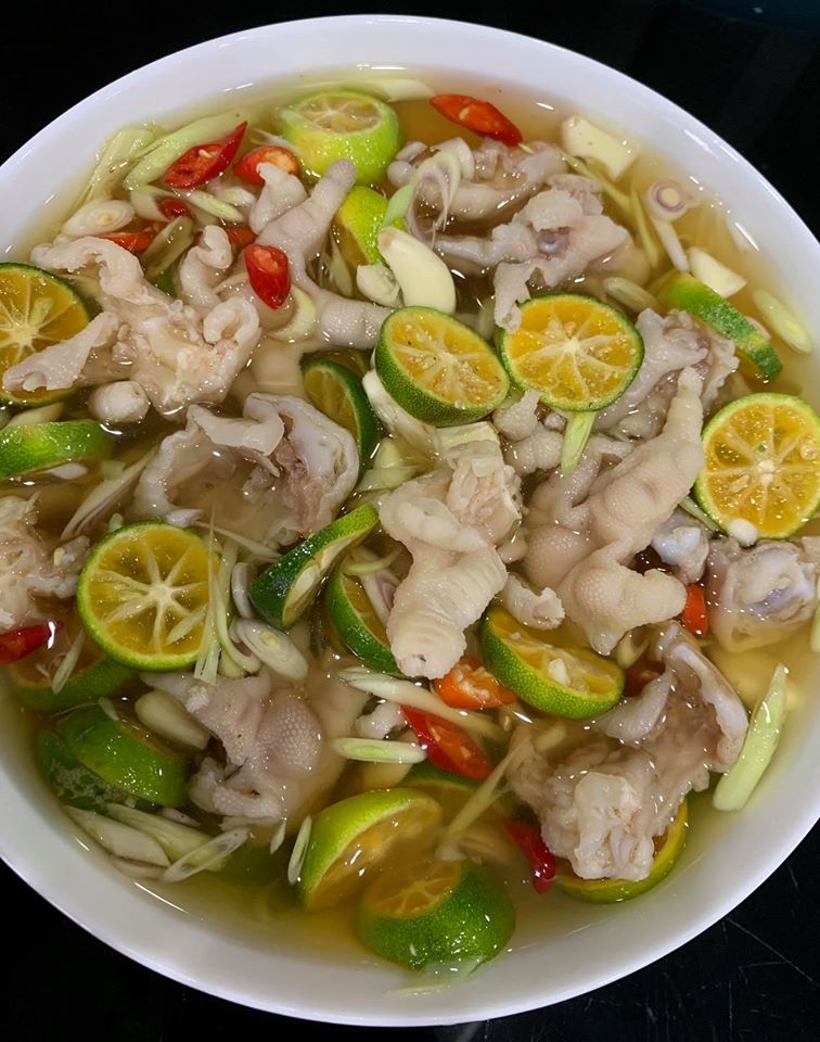 cach lam chan ga rut xuong ngam sa tac don gian tai nha