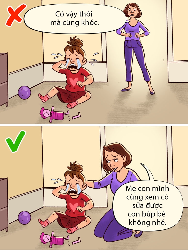 dung danh em co vay thoi ma cung khoc va nhung cau noi phan tac dung voi tre