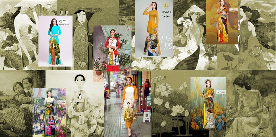 vi pham ban quyen tranh in len ao dai cua chua hay hang cho