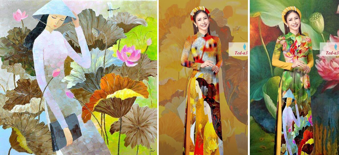 vi pham ban quyen tranh in len ao dai cua chua hay hang cho
