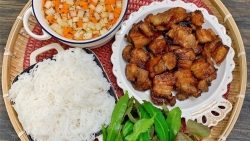 mon ngon de lam dai ca nha mon bun cha thit nuong ngon kho cuong
