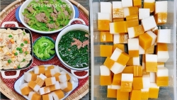 mon ngon de lam muop dang xao thit bo trang mieng thach xoai cot dua