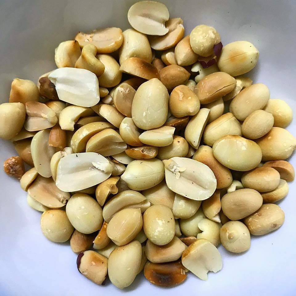 mon ngon de lam cha trung la mieng va nom rau muong thit ga