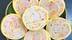 mon ngon de lam trung cuon thit hap an kem rau bap cai