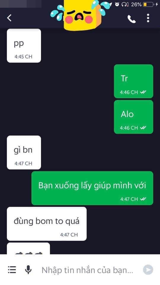 co gai bung 20 ly tra sua keu oan shipper len tieng cong bo loat tin nhan gay soc hon