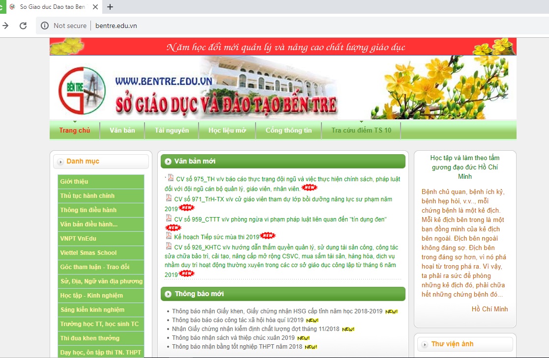 Tra cứu điểm thi lớp 10 Bến Tre năm 2019 tra cuu diem thi tuyen sinh lop 10 ben tre nam 2019