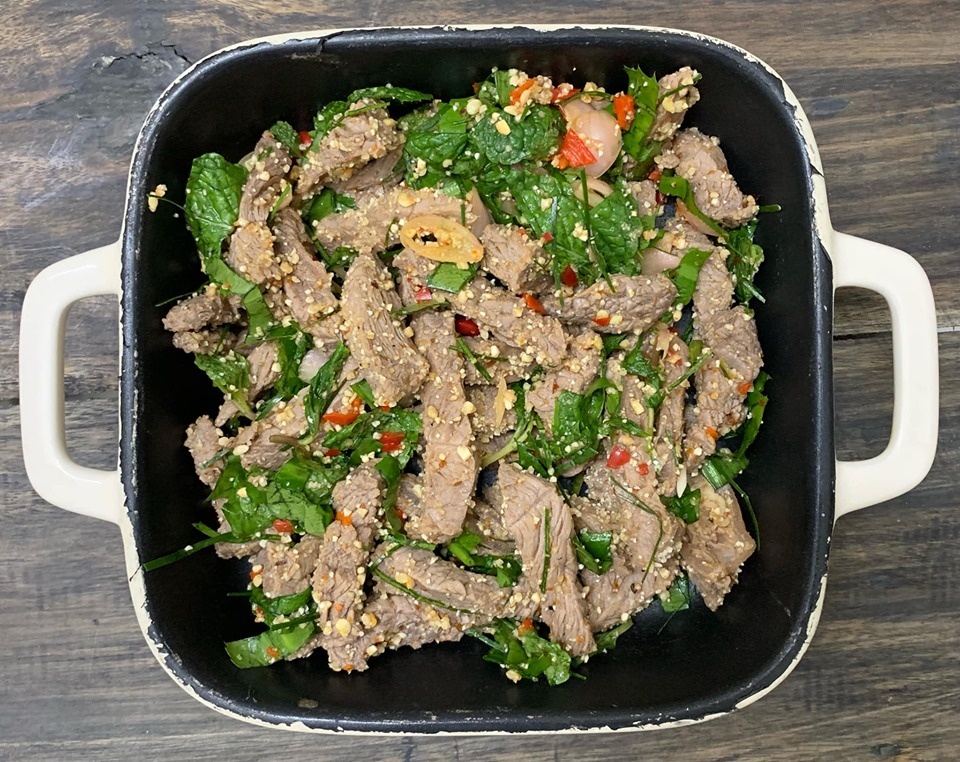 mon ngon de lam thit bo lap thai la mieng lai rai ngay mua