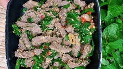 mon ngon de lam thit bo lap thai la mieng lai rai ngay mua