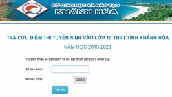 Tra cứu điểm thi lớp 10 Khánh Hòa năm 2019