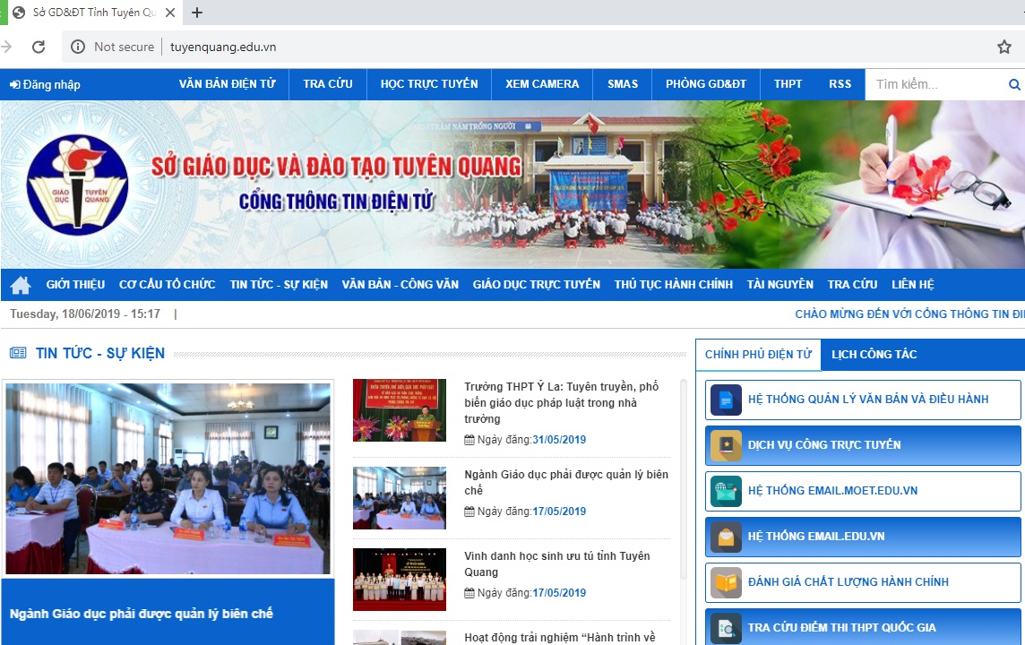 diem chuan lop 10 o tuyen quang nam 2019