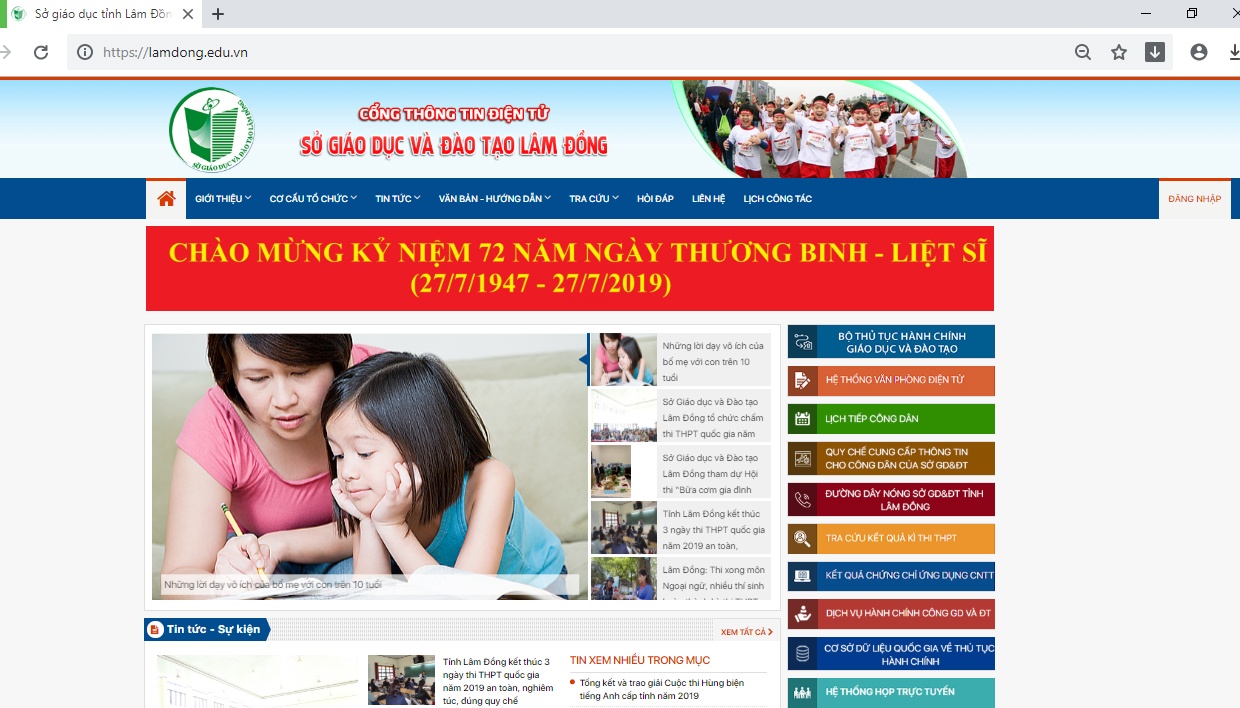 Tra cứu điểm thi THPT quốc gia 2019 tỉnh Lâm Đồng tra cuu diem thi thpt quoc gia 2019 tinh lam dong