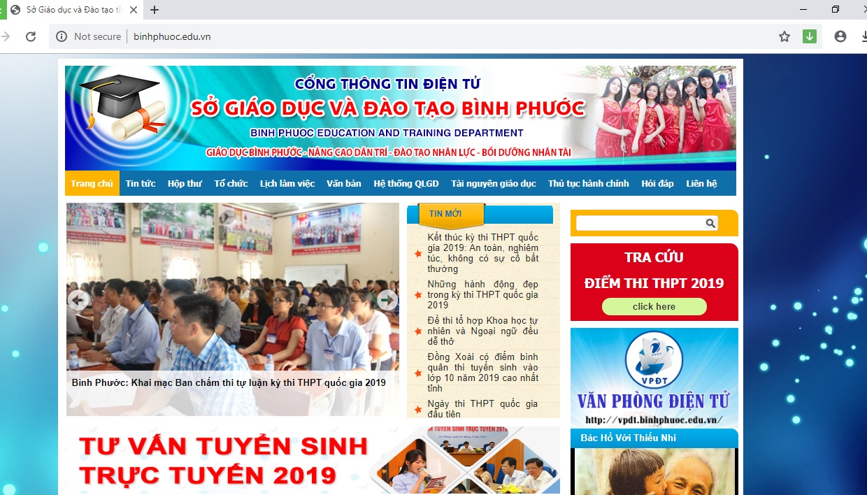 Tra cứu điểm thi THPT quốc gia 2019 tỉnh Bình Phước tra cuu diem thi thpt quoc gia 2019 tinh binh phuoc
