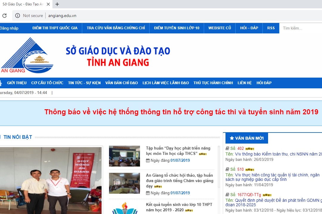 tra cuu diem thi thpt quoc gia 2019 tinh an giang