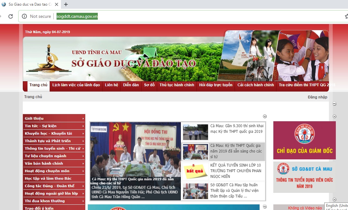 Tra cứu điểm thi THPT quốc gia 2019 ở Cà Mau tra cuu diem thi thpt quoc gia 2019 o ca mau