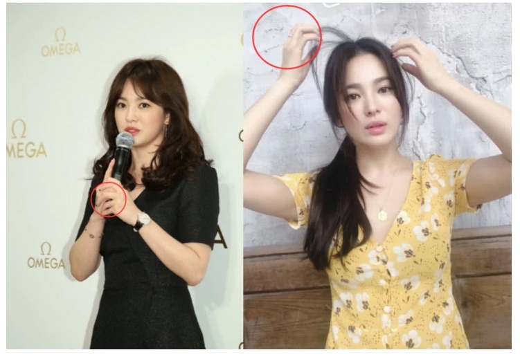 tin bat ngo song hye kyo lang le deo lai nhan cuoi khong xoa anh cuoi voi song joong ki