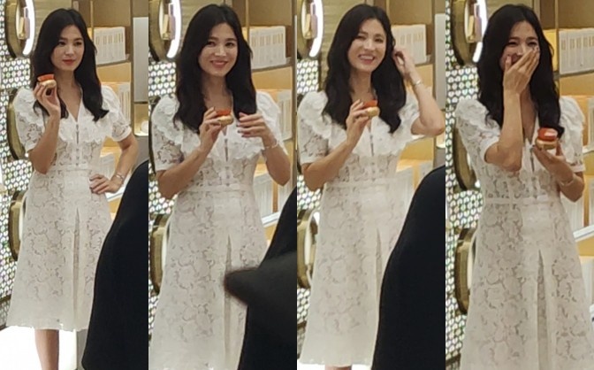 song hye kyo xuat hien lan dau sau lum xum ly hon voi song joong ki