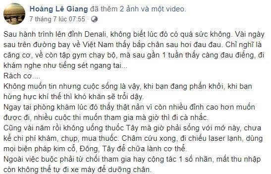 hoang le giang la ai vi sao phai xin loi cong dong mang
