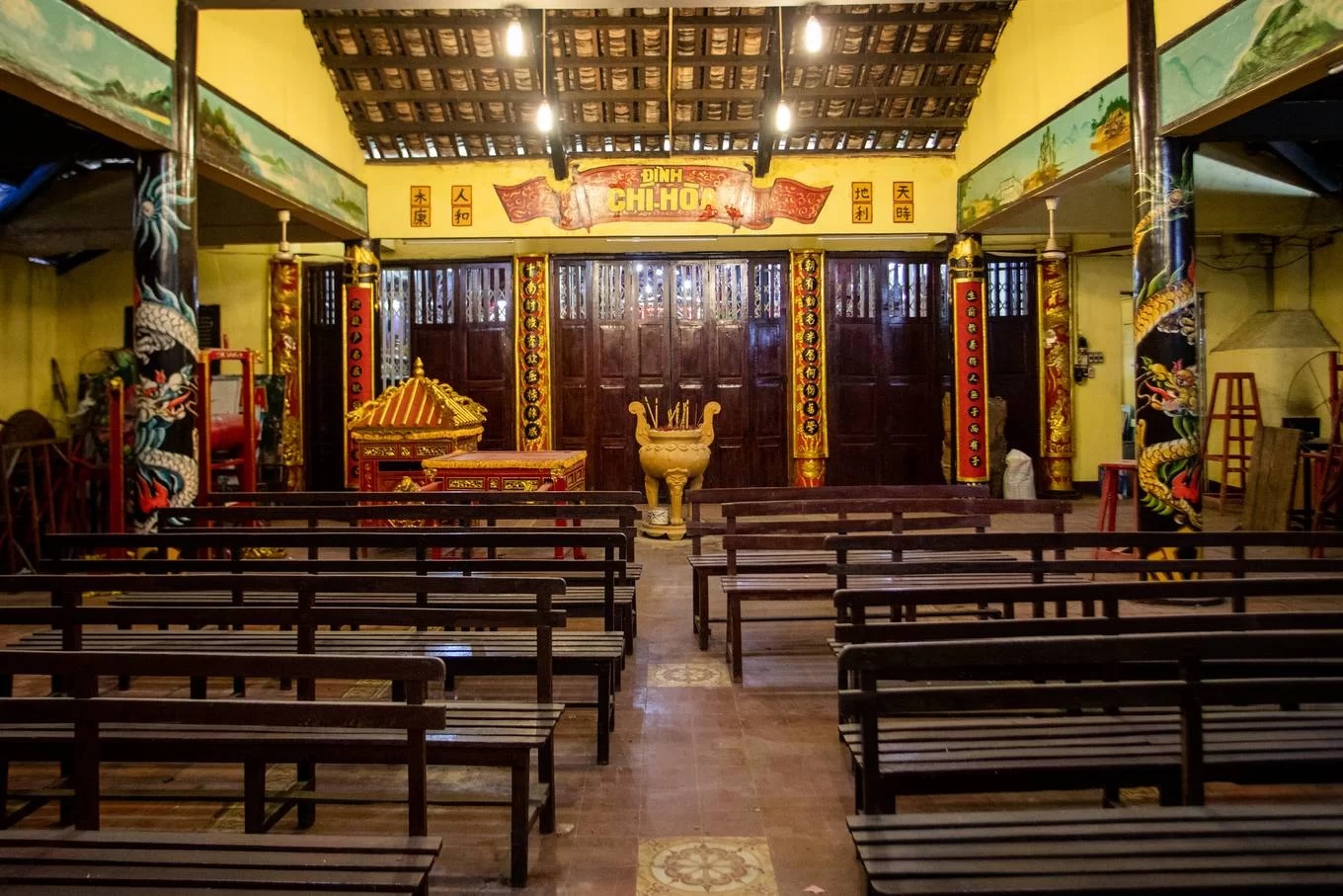 ngoi dinh co tung la noi day hoc o sai gon