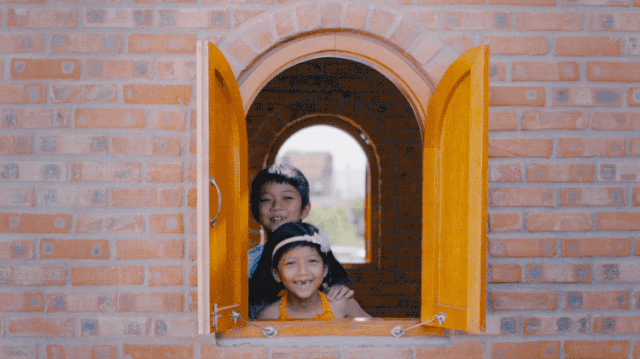 ngoi nha gach nung nhieu cay xanh o da nang luon thoang mat du thoi tiet 40 do