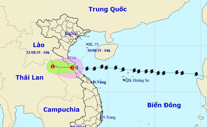 bao so 4 suy yeu bac bo trung bo mua lon den het 29