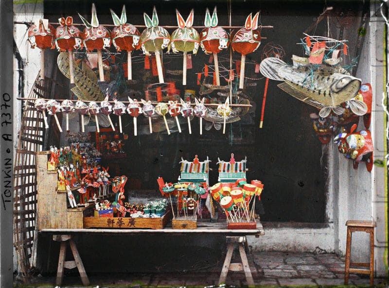 anh quy ve tet trung thu xua o ha noi nhung nam dau the ky 20