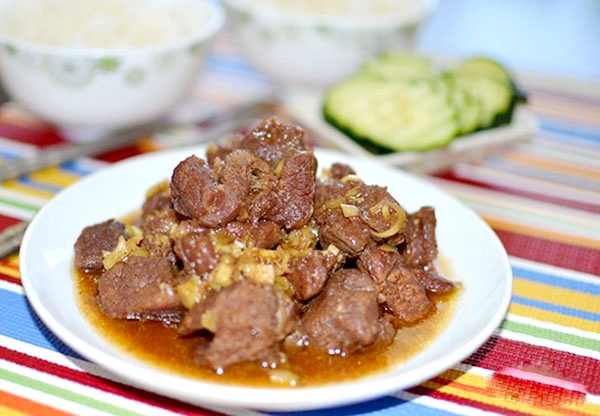 cach lam thit bo kho gung don gian ma ngon nhat