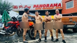 Nhóm khách khỏa thân đi motor trên đèo Mã Pí Lèng bị chỉ trích dữ dội