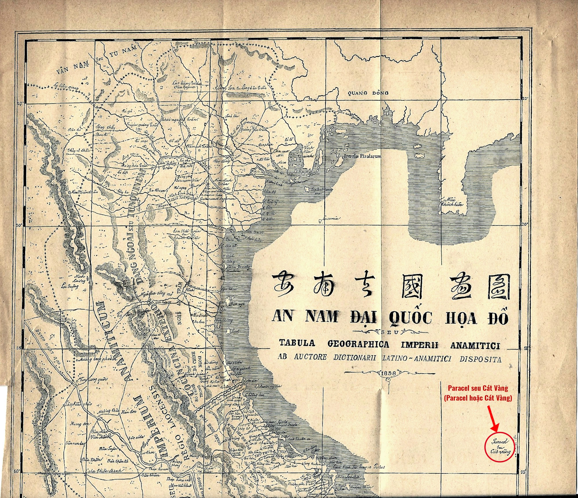 ban do do phuong tay xuat ban the hien hoang sa truong sa la cua viet nam