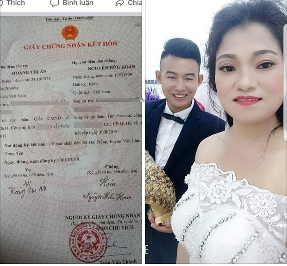 vo 41 tuoi chong 20 tuoi to tinh sau 10 ngay quen biet vuot qua nhieu di nghi de den duoc voi nhau