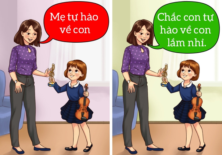 12 cau vo nghia va gay ton thuong ma bo me thuong noi voi con