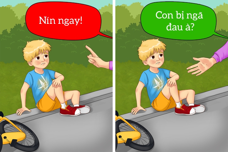 12 cau vo nghia va gay ton thuong ma bo me thuong noi voi con