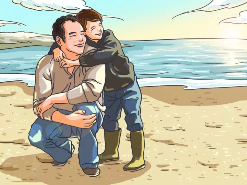 phan ung khong ngo cua ong bo khi phat hien con xem phim nguoi lon