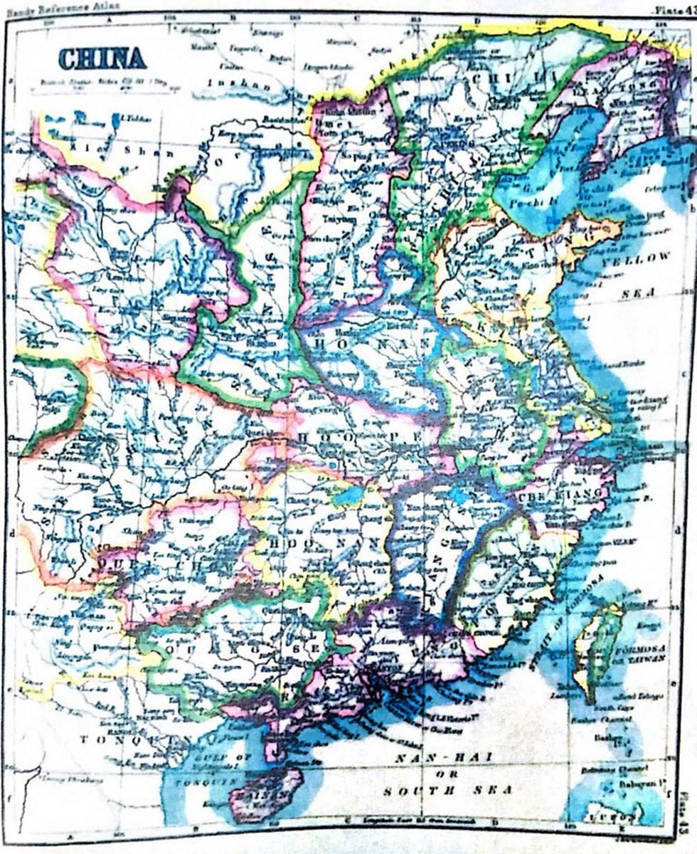 ban do trung quoc do phuong tay ve khang dinh trung quoc khong co hoang sa va truong sa