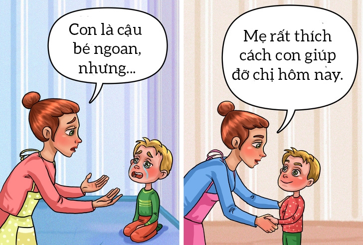 cach uon nan hanh vi ma khong gay ton thuong tre