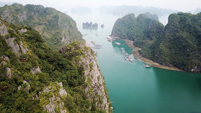 Khám phá "bảo tàng" nổi trên vịnh Hạ Long kham pha bao tang noi tren vinh ha long