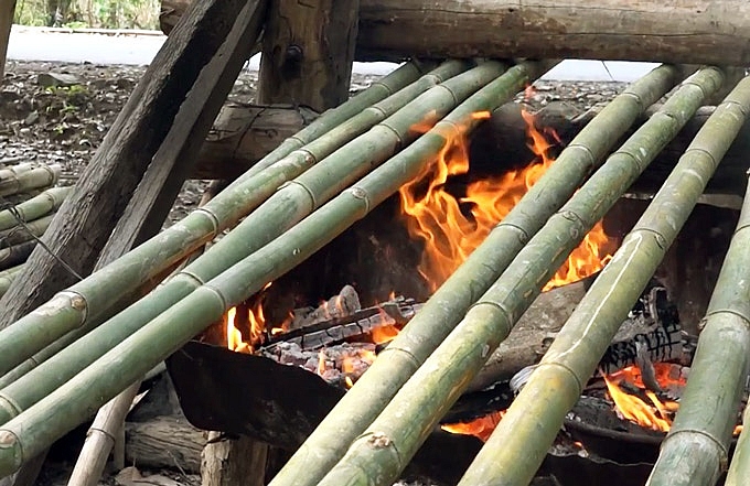 nghe la o an giang dot lua nuong tam vong o vung bay nui