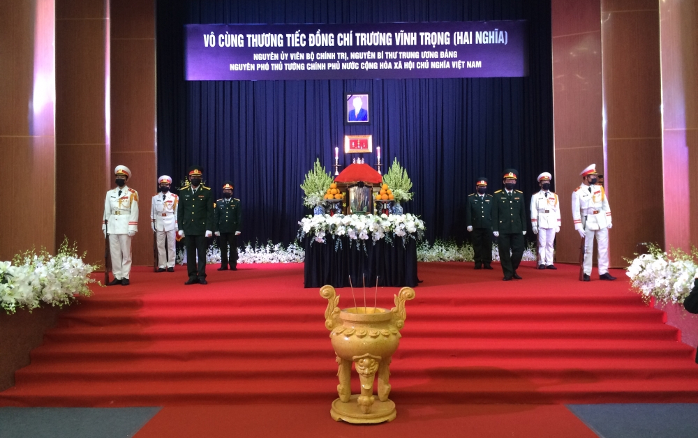 TƯỜNG THUẬT: Lễ tang cấp Nhà nước nguyên Phó Thủ tướng Trương Vĩnh Trọng