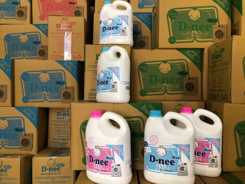 triet pha co so san xuat nuoc giat gia mao nhan hieu noi tieng