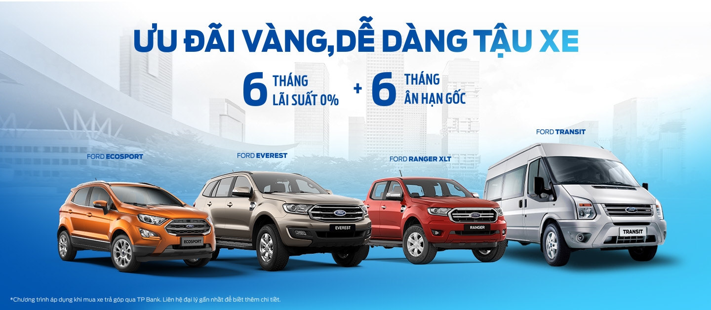 Ford triển khai chương trình ưu đãi hỗ trợ khách hàng hậu COVID-19