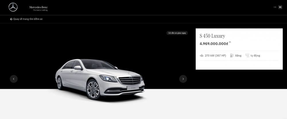 Showroom trực tuyến, điểm chạm mới của Mercedes-Benz Việt Nam