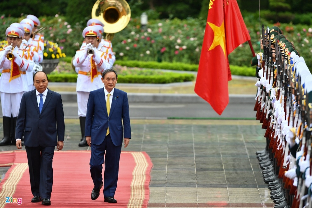 Ảnh: Thủ tướng Nguyễn Xuân Phúc đón tiếp Thủ tướng Nhật Bản Suga Yoshihide Thủ tướng Nguyễn Xuân Phúc đón tiếp Thủ tướng Nhật Bản Suga Yoshihide