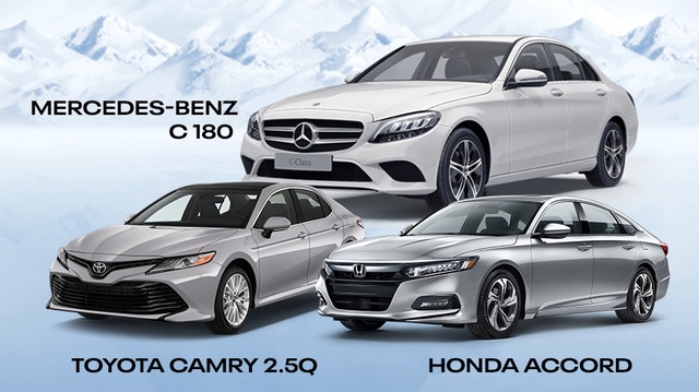 tam gia 13 ty dong chon mercedes benz c 180 toyota camry hay honda accord