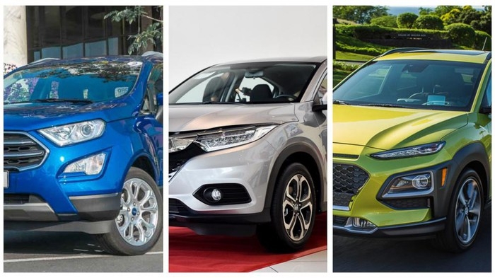 suv gia dinh 5 cho ford ecosport hyundai kona hay honda hr v