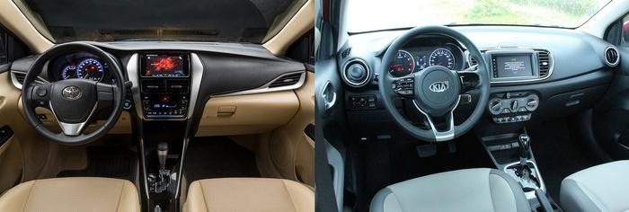 sedan chay dich vu chon kia soluto hay toyota vios