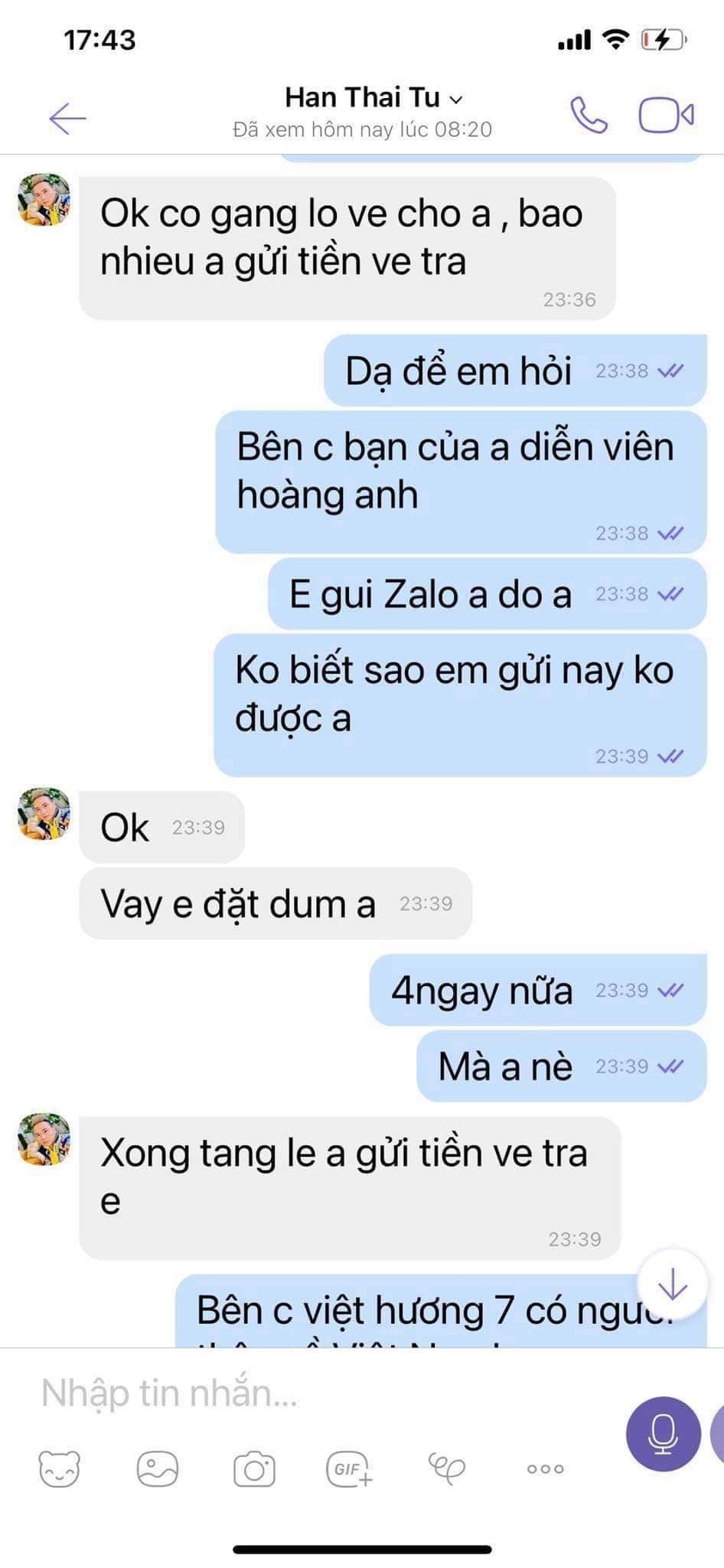 Xuất hiện kẻ mạo danh Hàn Thái Tú lừa vợ Vân Quang Long 100 triệu đồng vụ đưa hài cốt chồng về Việt Nam