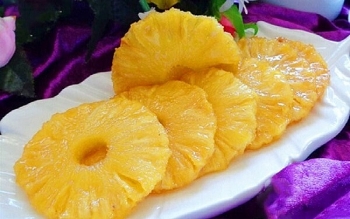Cách làm mứt dứa nguyên miếng thơm ngon cực kỳ dễ dàng